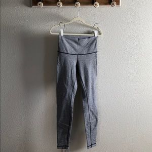 Lululemon Wunder Under pant in Ghost Herringbone